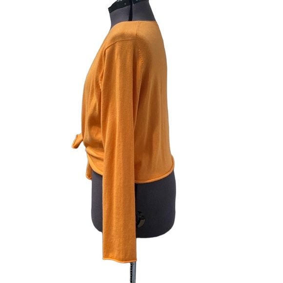 GAP Stretch Size XL Color Orange Long Sleeve Cardigan Indonesia Machine WashCold - Picture 4 of 7